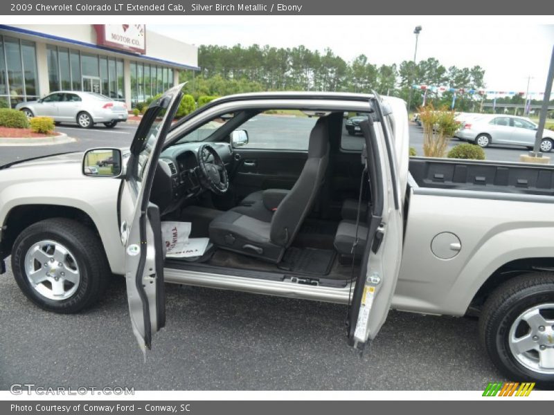 Silver Birch Metallic / Ebony 2009 Chevrolet Colorado LT Extended Cab
