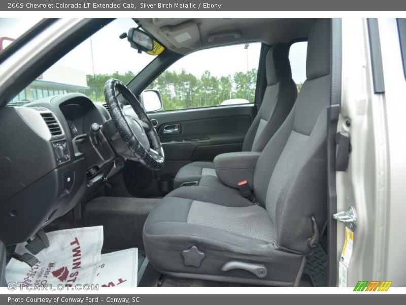 Silver Birch Metallic / Ebony 2009 Chevrolet Colorado LT Extended Cab
