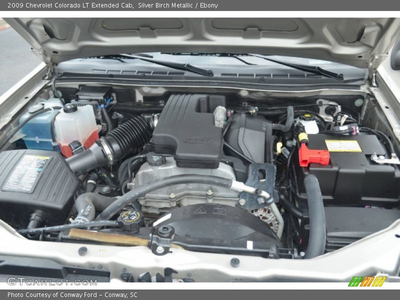 Silver Birch Metallic / Ebony 2009 Chevrolet Colorado LT Extended Cab