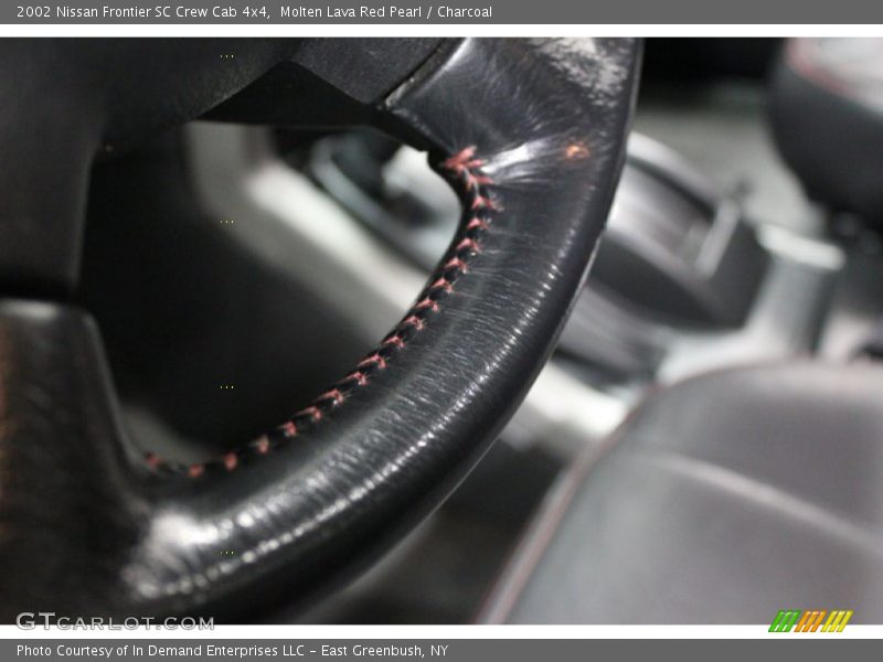 Molten Lava Red Pearl / Charcoal 2002 Nissan Frontier SC Crew Cab 4x4