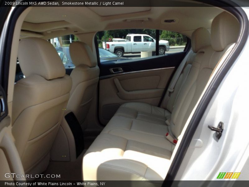 Smokestone Metallic / Light Camel 2009 Lincoln MKS AWD Sedan