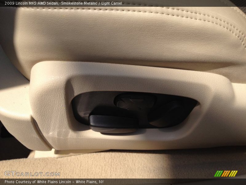 Smokestone Metallic / Light Camel 2009 Lincoln MKS AWD Sedan