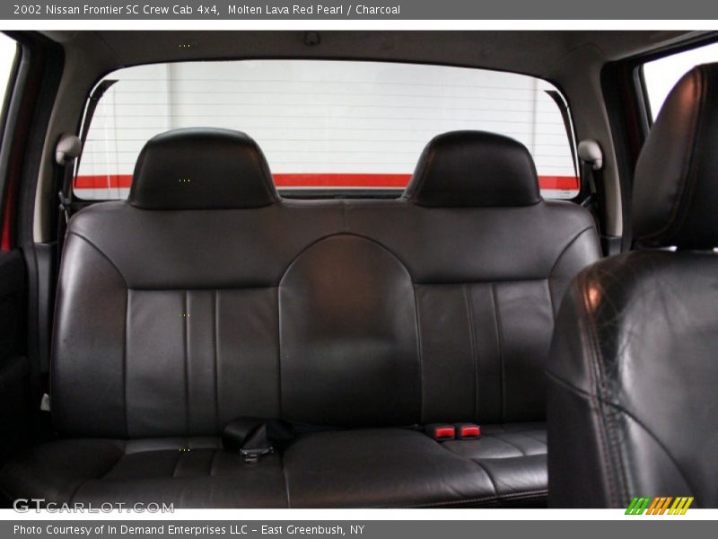 Molten Lava Red Pearl / Charcoal 2002 Nissan Frontier SC Crew Cab 4x4