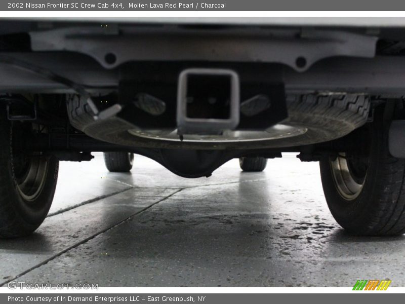 Molten Lava Red Pearl / Charcoal 2002 Nissan Frontier SC Crew Cab 4x4