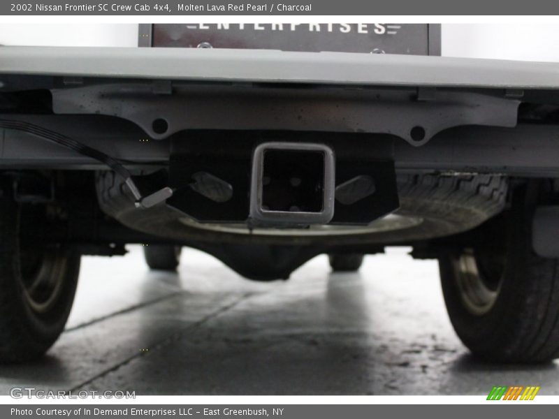 Molten Lava Red Pearl / Charcoal 2002 Nissan Frontier SC Crew Cab 4x4