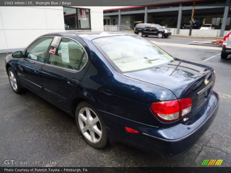 Midnight Blue / Beige 2003 Infiniti I 35
