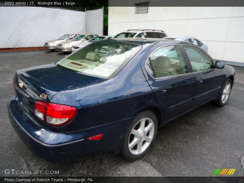 Midnight Blue / Beige 2003 Infiniti I 35