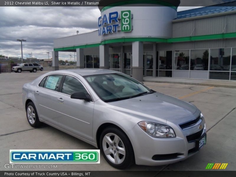 Silver Ice Metallic / Titanium 2012 Chevrolet Malibu LS