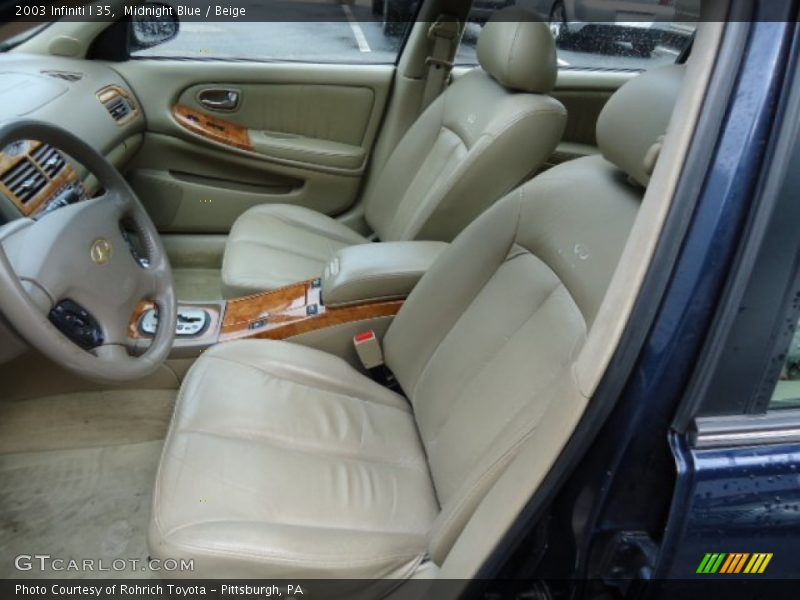 Midnight Blue / Beige 2003 Infiniti I 35