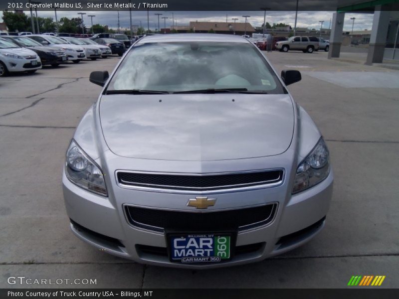 Silver Ice Metallic / Titanium 2012 Chevrolet Malibu LS