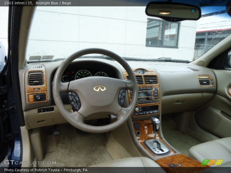 Midnight Blue / Beige 2003 Infiniti I 35
