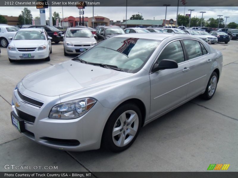 Silver Ice Metallic / Titanium 2012 Chevrolet Malibu LS