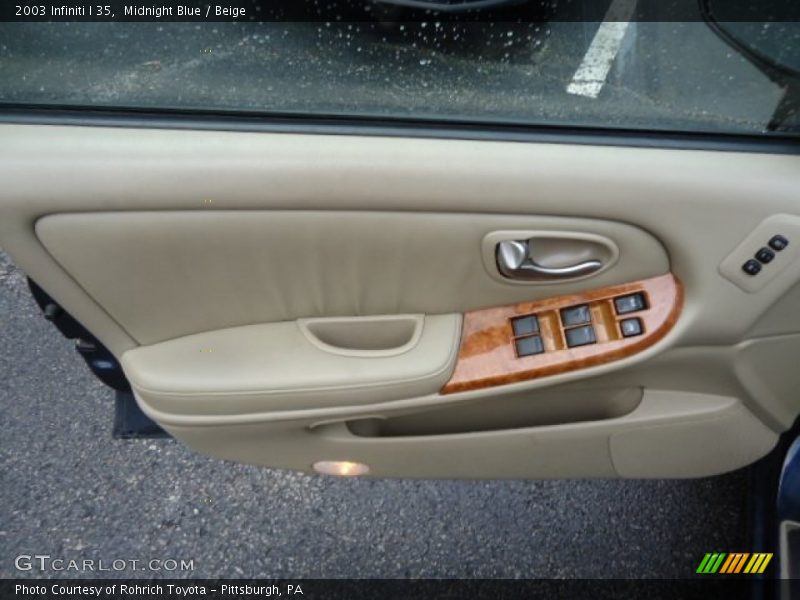 Midnight Blue / Beige 2003 Infiniti I 35