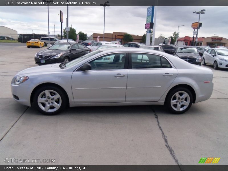 Silver Ice Metallic / Titanium 2012 Chevrolet Malibu LS