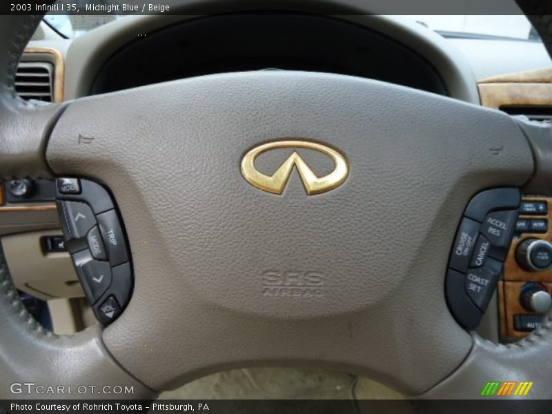 Midnight Blue / Beige 2003 Infiniti I 35