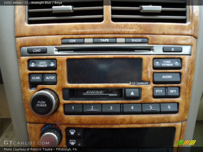 Midnight Blue / Beige 2003 Infiniti I 35