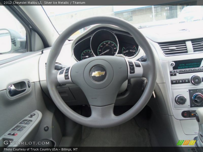 Silver Ice Metallic / Titanium 2012 Chevrolet Malibu LS