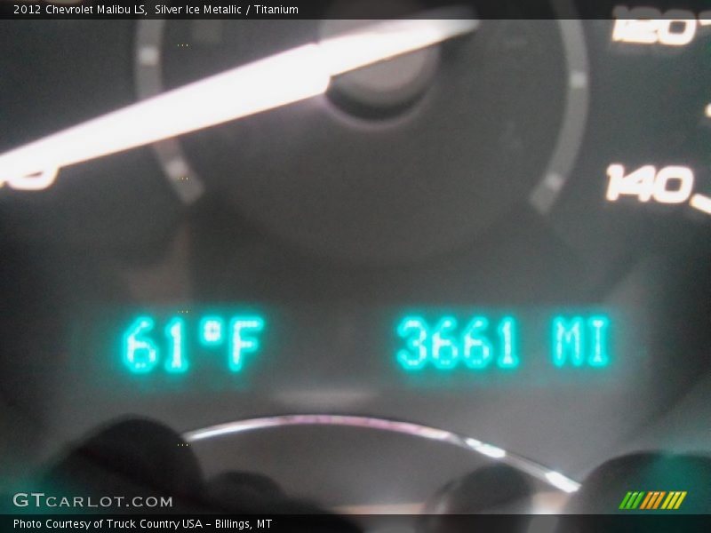 Silver Ice Metallic / Titanium 2012 Chevrolet Malibu LS