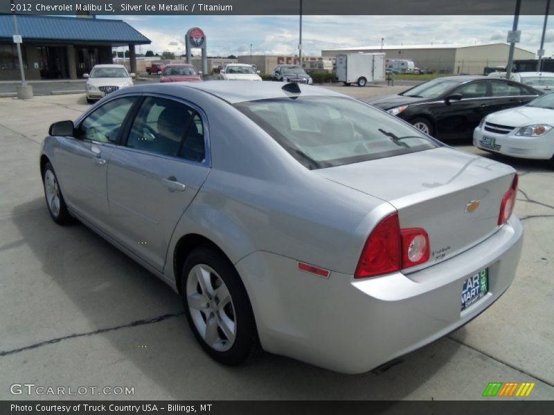 Silver Ice Metallic / Titanium 2012 Chevrolet Malibu LS
