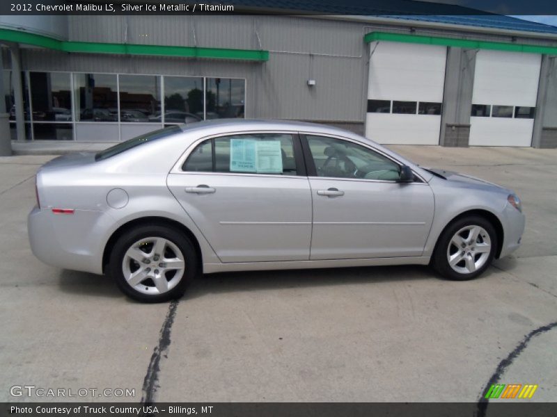 Silver Ice Metallic / Titanium 2012 Chevrolet Malibu LS