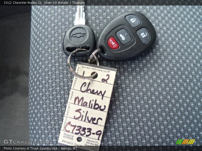 Silver Ice Metallic / Titanium 2012 Chevrolet Malibu LS
