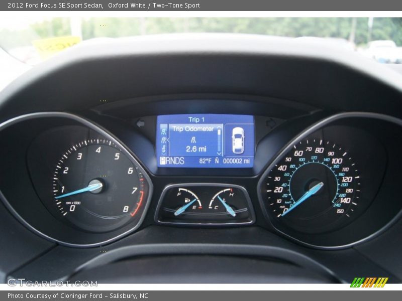  2012 Focus SE Sport Sedan SE Sport Sedan Gauges