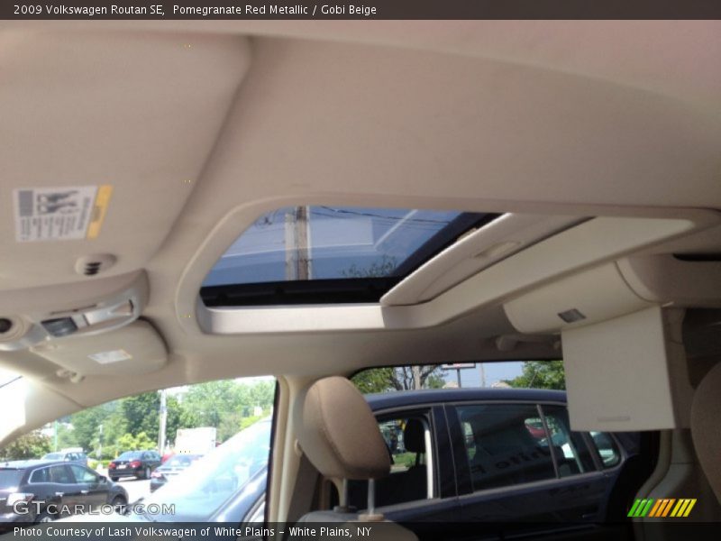 Pomegranate Red Metallic / Gobi Beige 2009 Volkswagen Routan SE