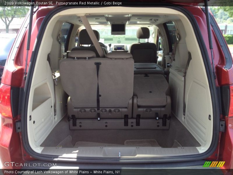 Pomegranate Red Metallic / Gobi Beige 2009 Volkswagen Routan SE