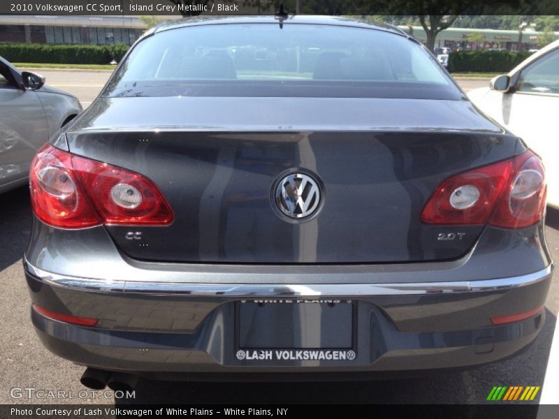 Island Grey Metallic / Black 2010 Volkswagen CC Sport