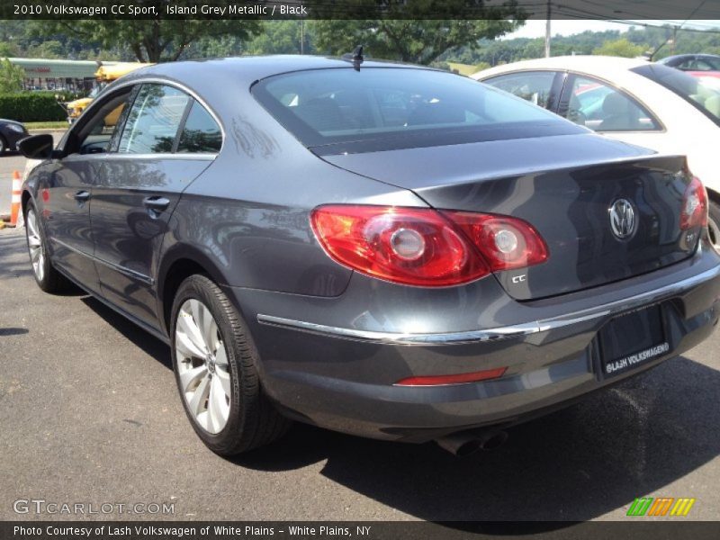 Island Grey Metallic / Black 2010 Volkswagen CC Sport