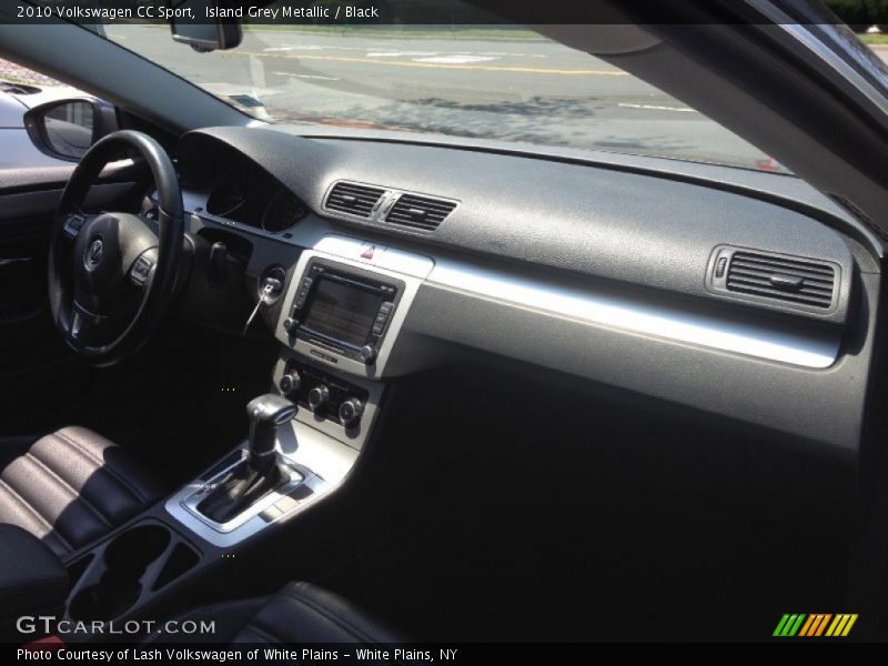 Island Grey Metallic / Black 2010 Volkswagen CC Sport