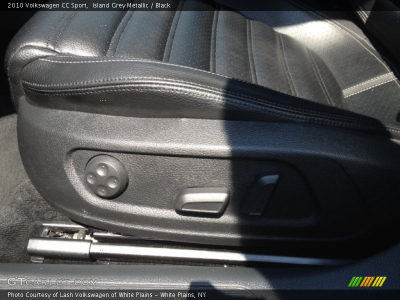 Island Grey Metallic / Black 2010 Volkswagen CC Sport