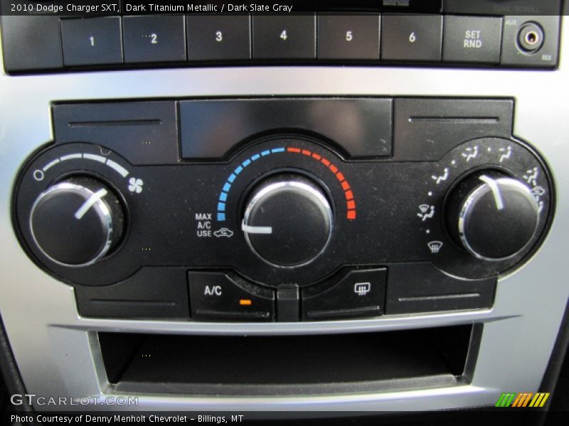 Controls of 2010 Charger SXT