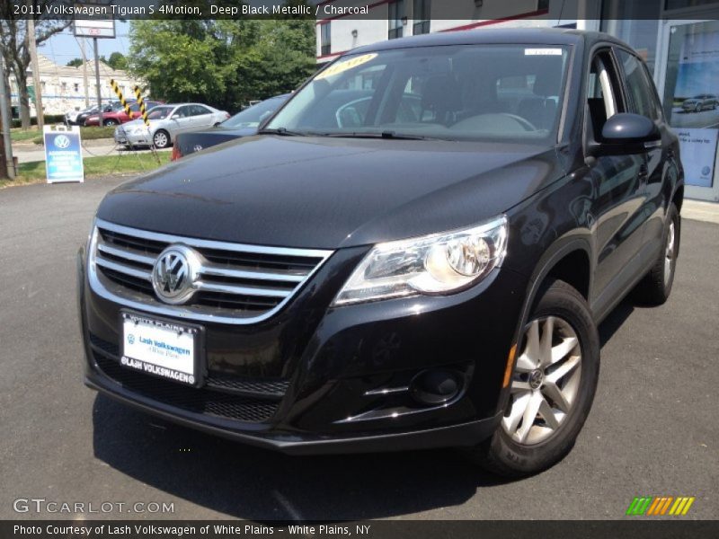 Deep Black Metallic / Charcoal 2011 Volkswagen Tiguan S 4Motion