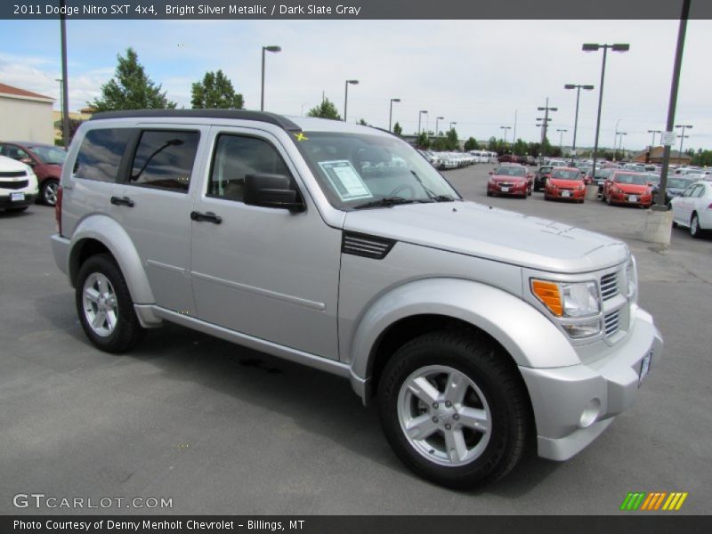 Bright Silver Metallic / Dark Slate Gray 2011 Dodge Nitro SXT 4x4