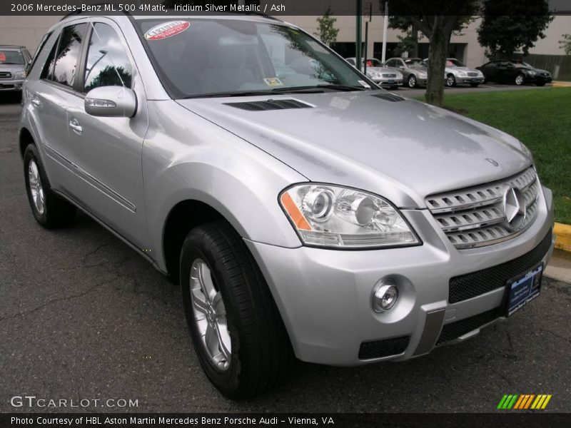 Iridium Silver Metallic / Ash 2006 Mercedes-Benz ML 500 4Matic