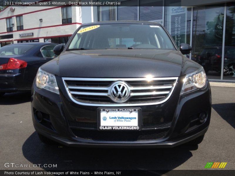 Deep Black Metallic / Charcoal 2011 Volkswagen Tiguan S 4Motion