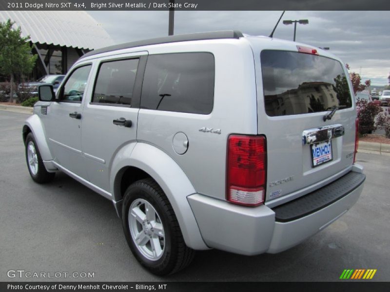 Bright Silver Metallic / Dark Slate Gray 2011 Dodge Nitro SXT 4x4