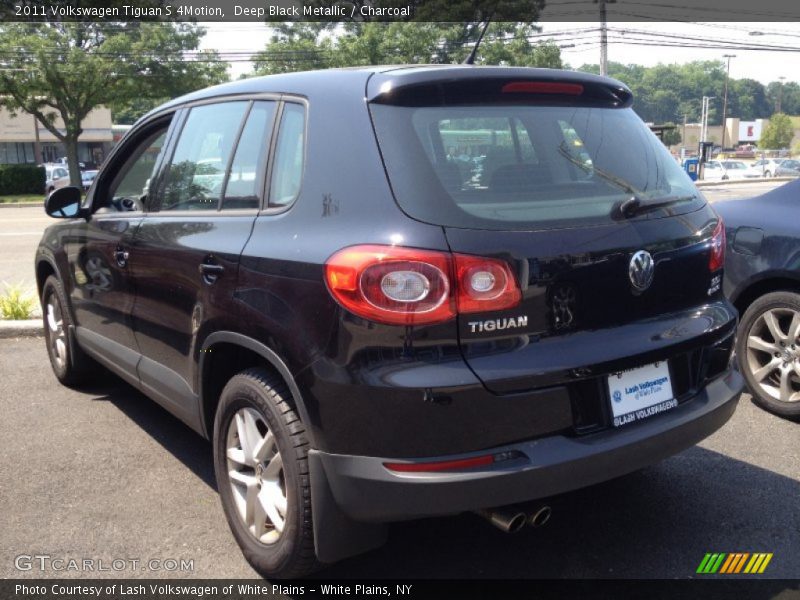 Deep Black Metallic / Charcoal 2011 Volkswagen Tiguan S 4Motion