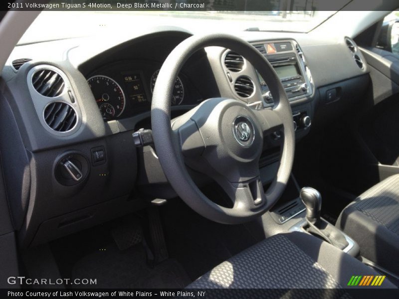 Deep Black Metallic / Charcoal 2011 Volkswagen Tiguan S 4Motion
