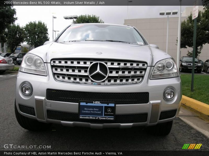 Iridium Silver Metallic / Ash 2006 Mercedes-Benz ML 500 4Matic
