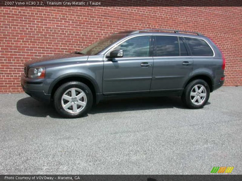 Titanium Gray Metallic / Taupe 2007 Volvo XC90 3.2