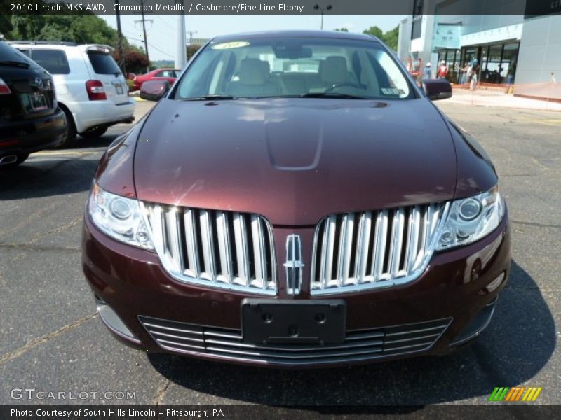 Cinnamon Metallic / Cashmere/Fine Line Ebony 2010 Lincoln MKS AWD