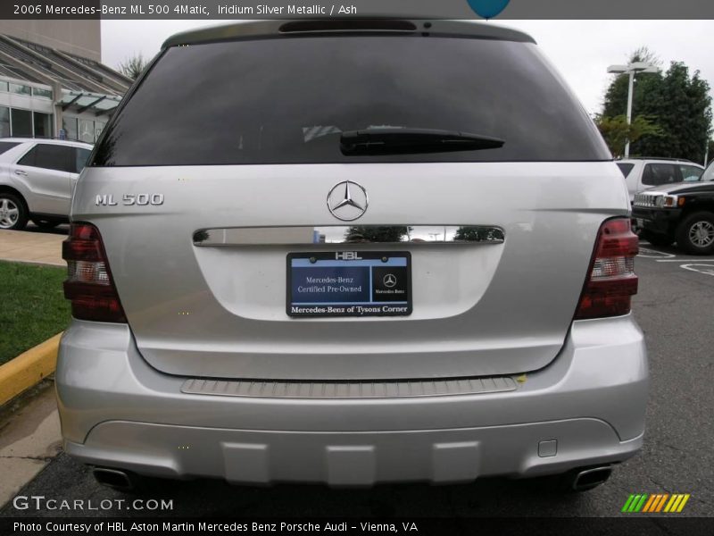 Iridium Silver Metallic / Ash 2006 Mercedes-Benz ML 500 4Matic
