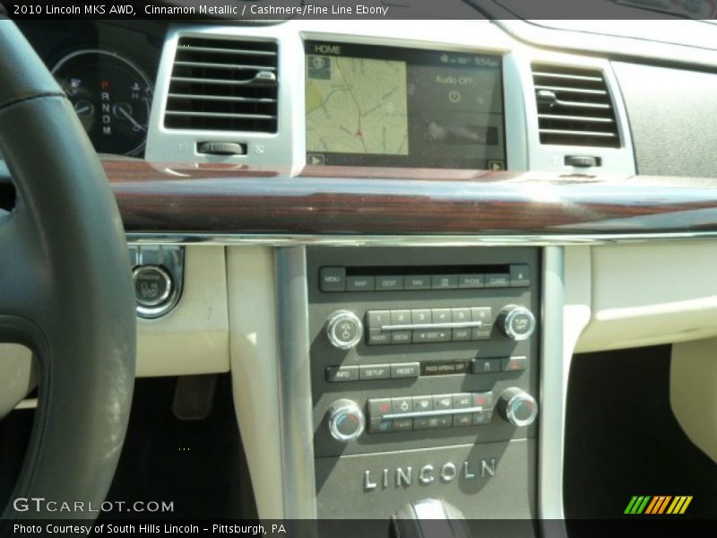 Cinnamon Metallic / Cashmere/Fine Line Ebony 2010 Lincoln MKS AWD
