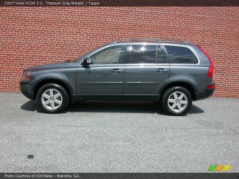 Titanium Gray Metallic / Taupe 2007 Volvo XC90 3.2