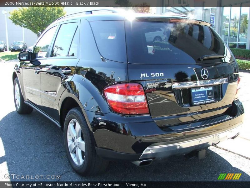 Black / Black 2006 Mercedes-Benz ML 500 4Matic