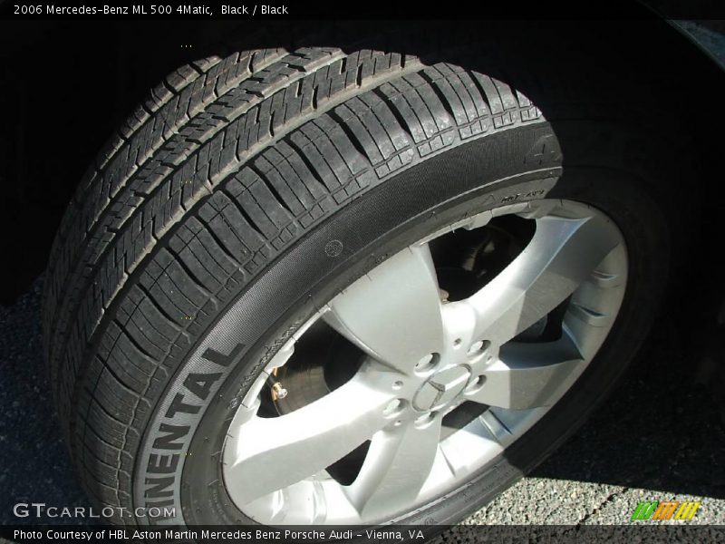 Black / Black 2006 Mercedes-Benz ML 500 4Matic
