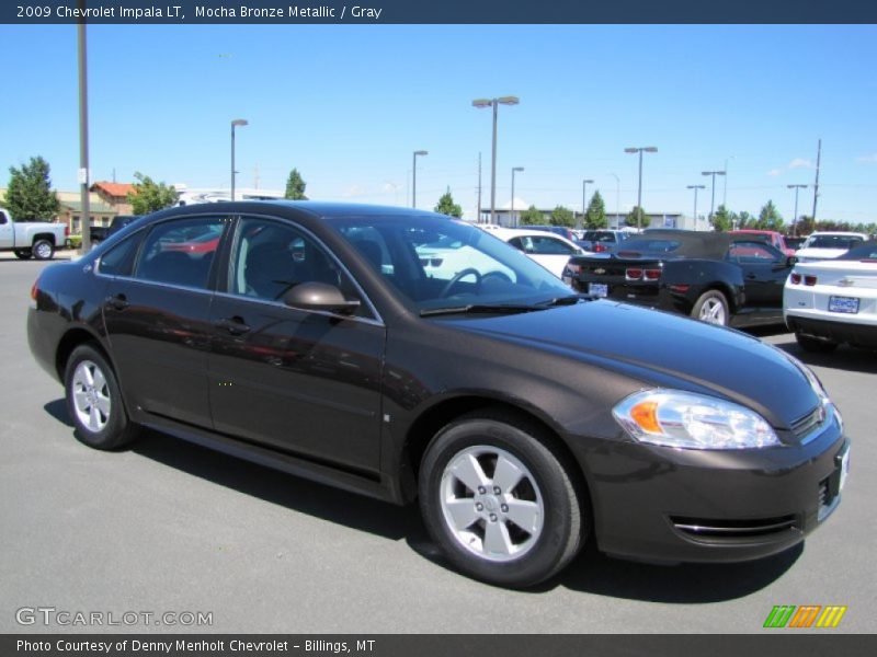 Mocha Bronze Metallic / Gray 2009 Chevrolet Impala LT