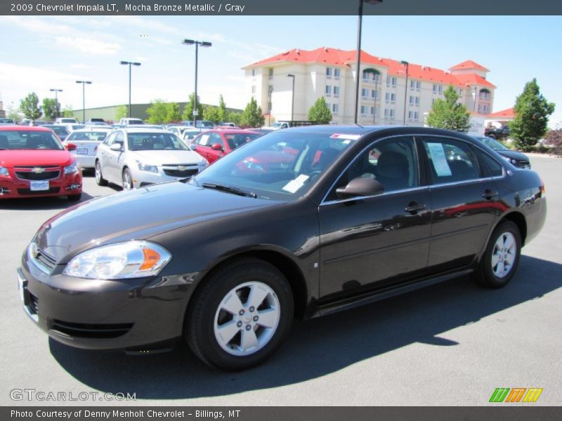 Mocha Bronze Metallic / Gray 2009 Chevrolet Impala LT